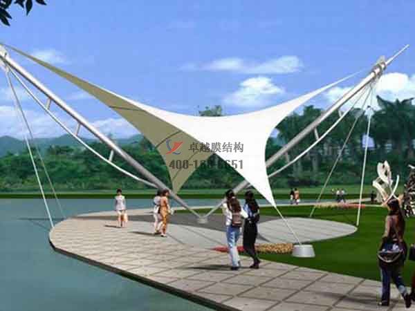 東營景觀<font color='red'>張拉膜結構</font>遮陽棚【生產(chǎn)廠家】