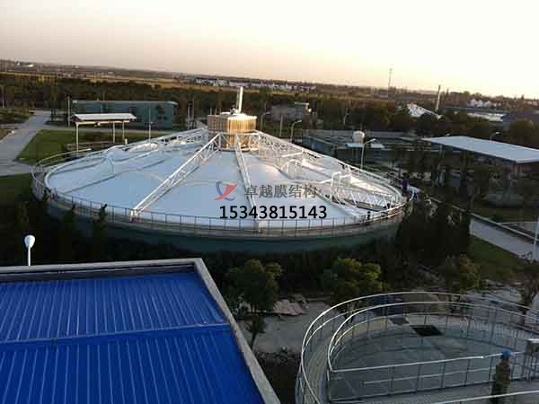 十堰市污水池反封閉罩棚設(shè)計施工、案例圖片 ?