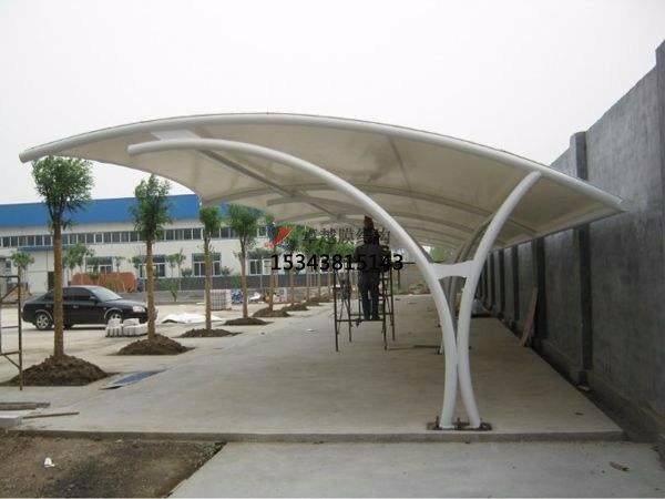 竹根灘膜結(jié)構停車棚【雨棚遮陽棚生產(chǎn)安裝】