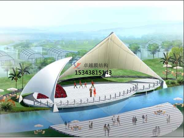 太原商業(yè)廣場<font color='red'>張拉膜結構</font>景觀棚/雨棚設計搭建