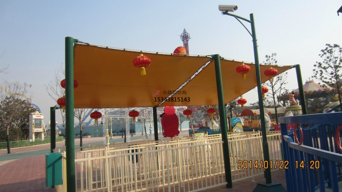 商丘戶外網(wǎng)紅親子樂園遮陽棚生產